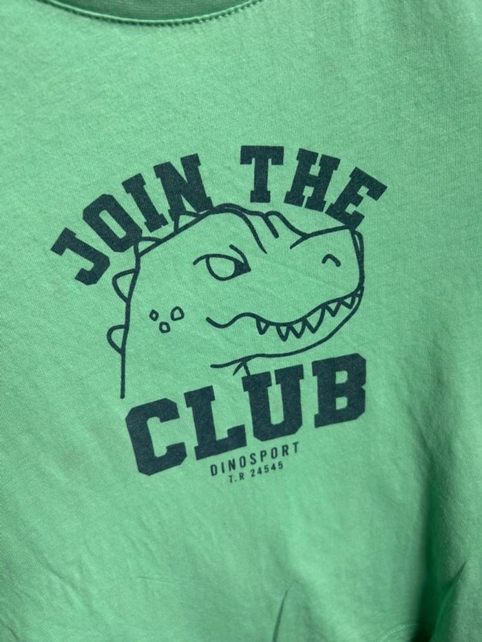 Tee shirt vert , dinosaure, 6 ans kiabi - photo numéro 2