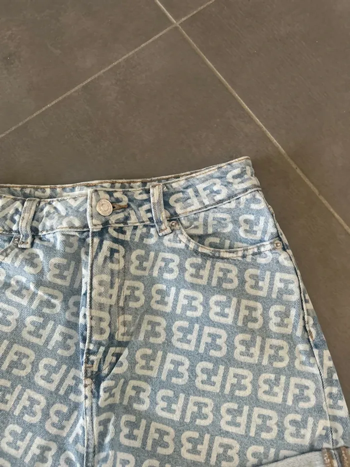 Short en jean FB Sister taille S - photo numéro 3