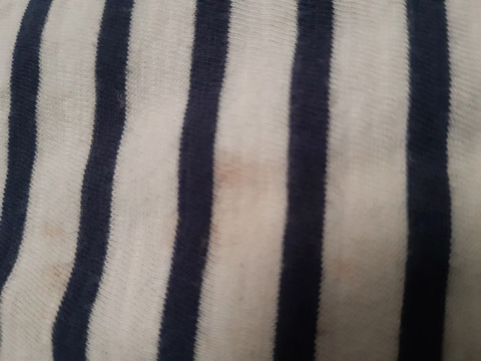 T-shirt TAO marinière 2 ans fille épaule volants - photo numéro 2