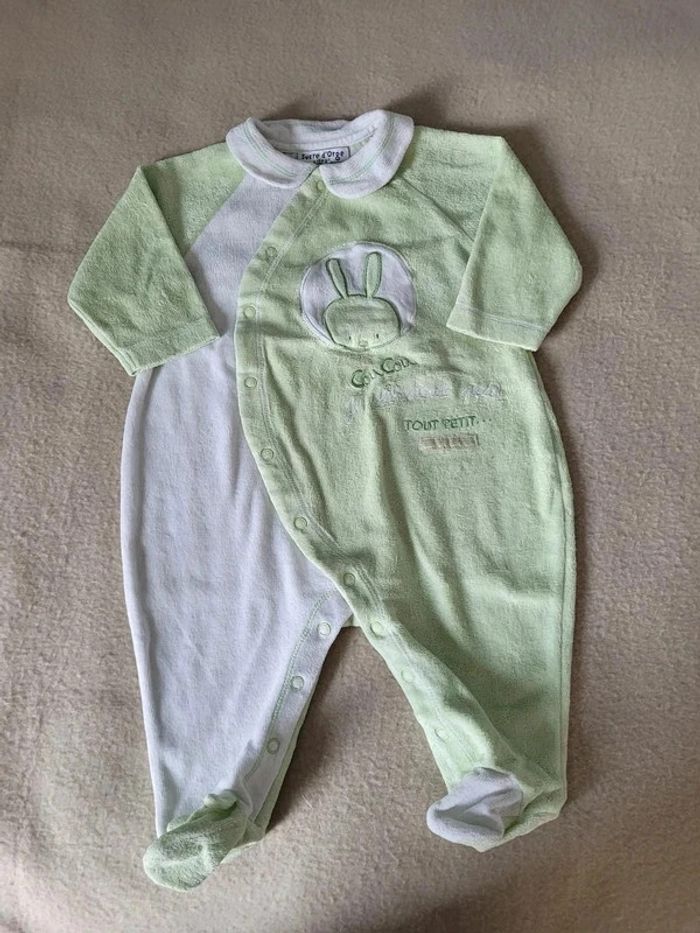 pyjama sucre d'orge 6 mois 68 cm