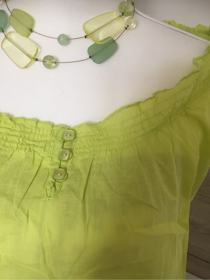 Chemisier neuf vert anis Terre de Marins 36 - photo numéro 2