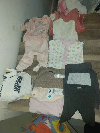 Lot vêtement filles 0 mois hiver