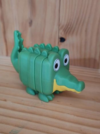 Mc Donald's 2018 style lego crocodile animaux de construction