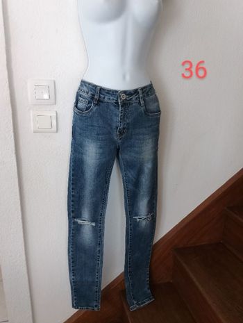 Jeans troué femme 36