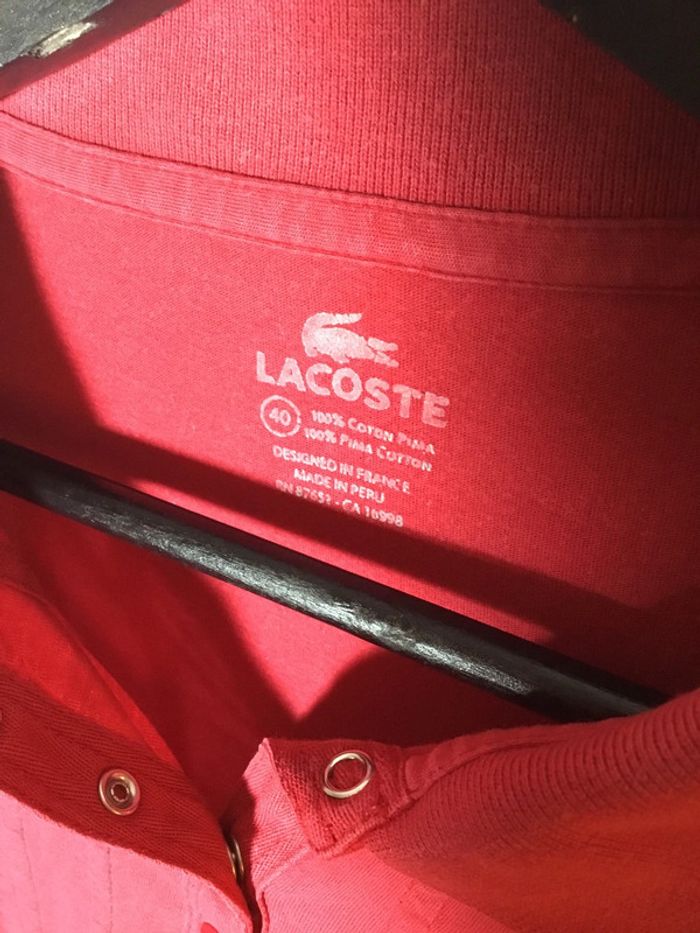 Polo t-shirt Lacoste - photo numéro 4