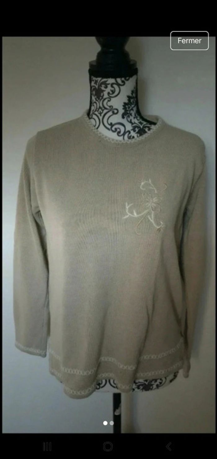 Pull mi saison vintage