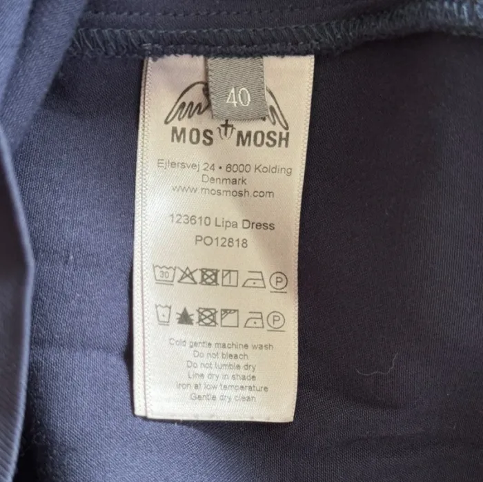 Robe bleu marine Mos Mosh – Taille 40 – Élégante & fluide - photo numéro 7