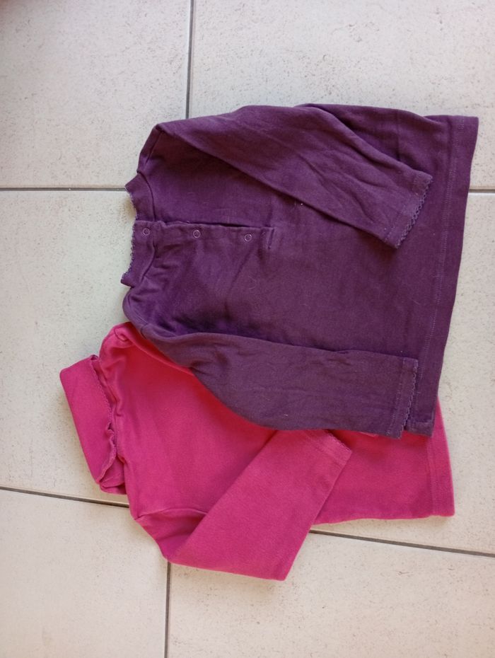 Lot de 2 T-shirts manches longues 2 ans - photo numéro 2