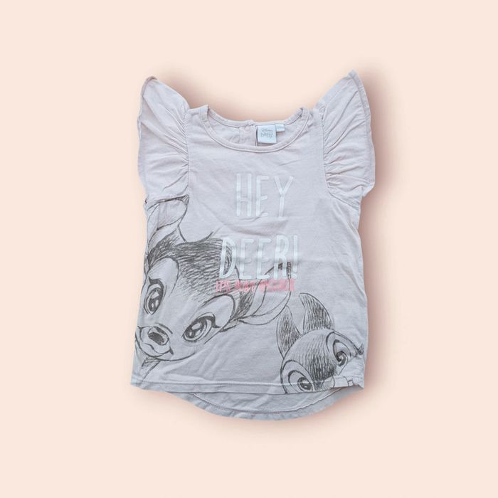 🔸 T-shirt Sans Manches Fille Bambi - Disney Baby 3 ans🔸