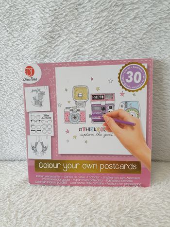 Carnet de cartes a colorier