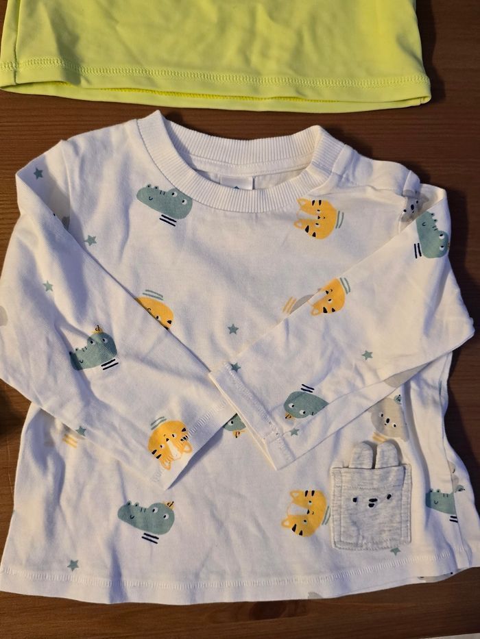 💙🤩😍Teeshirt UV ,  shorts de bain,tee shirt ml  12 mois garçon 😍🤩💙 - photo numéro 3