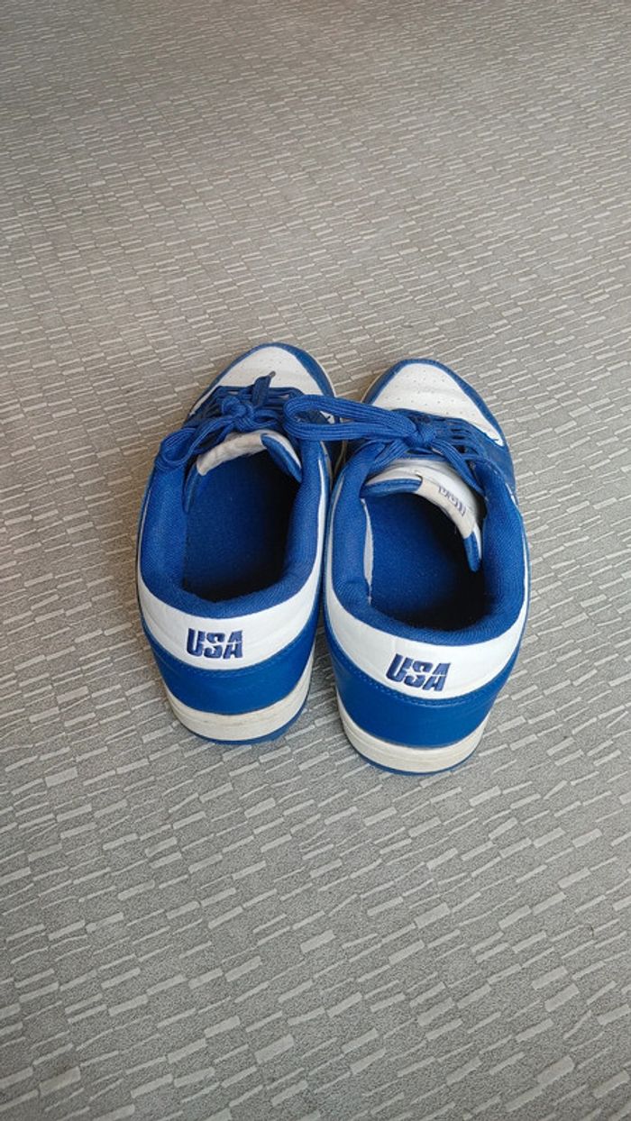 Sneakers USA new yorker champions Bleu et blanc taille 7 40 - photo numéro 3