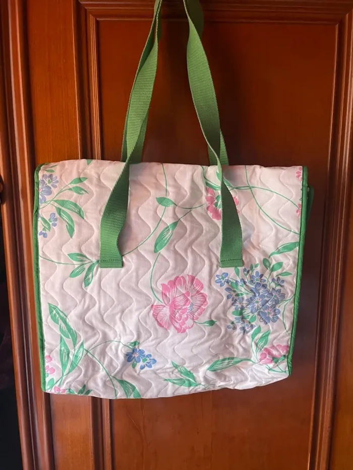 Sac cabas matelassé vintage - photo numéro 2