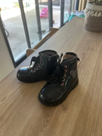 Bottines fermeture éclaire Minnie