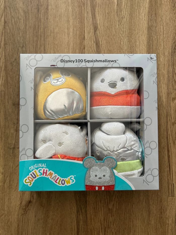 Lot 4 peluches Disney 100 Squishmallows