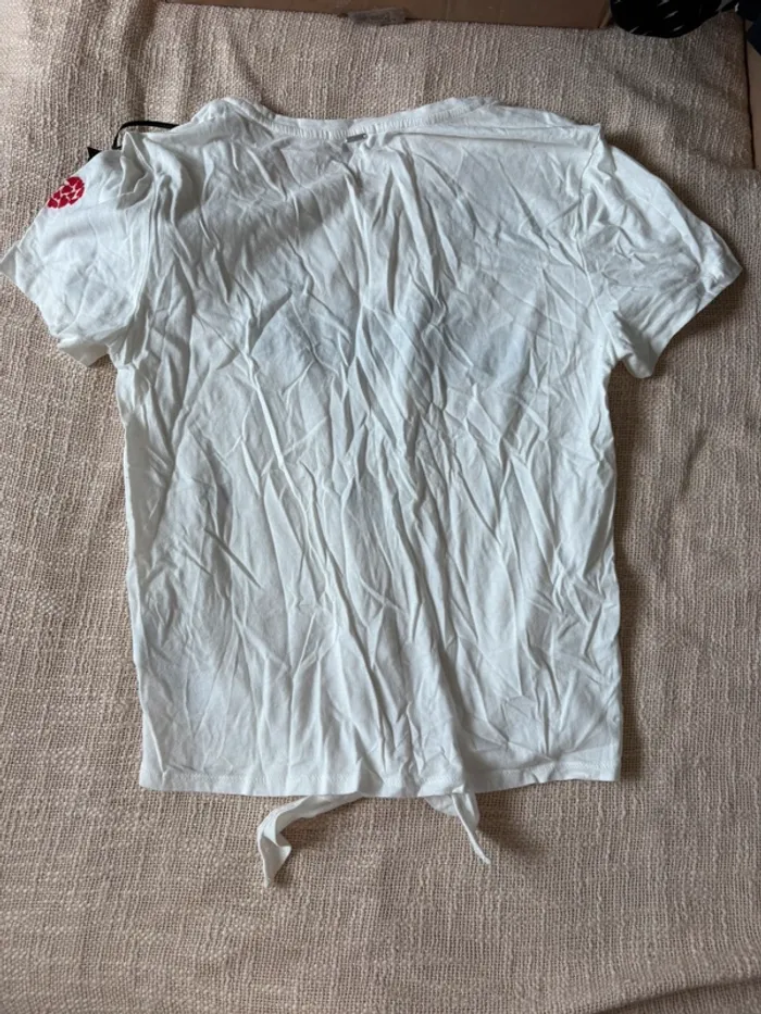 T-shirt IKKS blanc – Neuf avec étiquette taille Xs - photo numéro 4