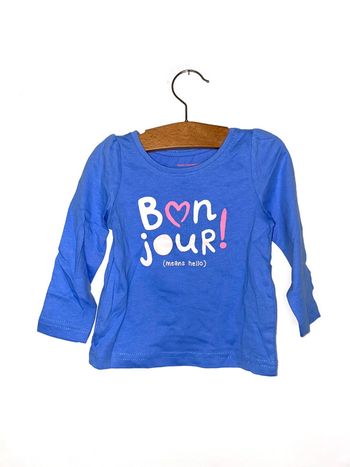 Tee shirt bonjour
