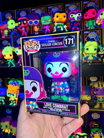 Funko Pop Blacklight Sugar circus 171 Love Combrat Asia Exclusive