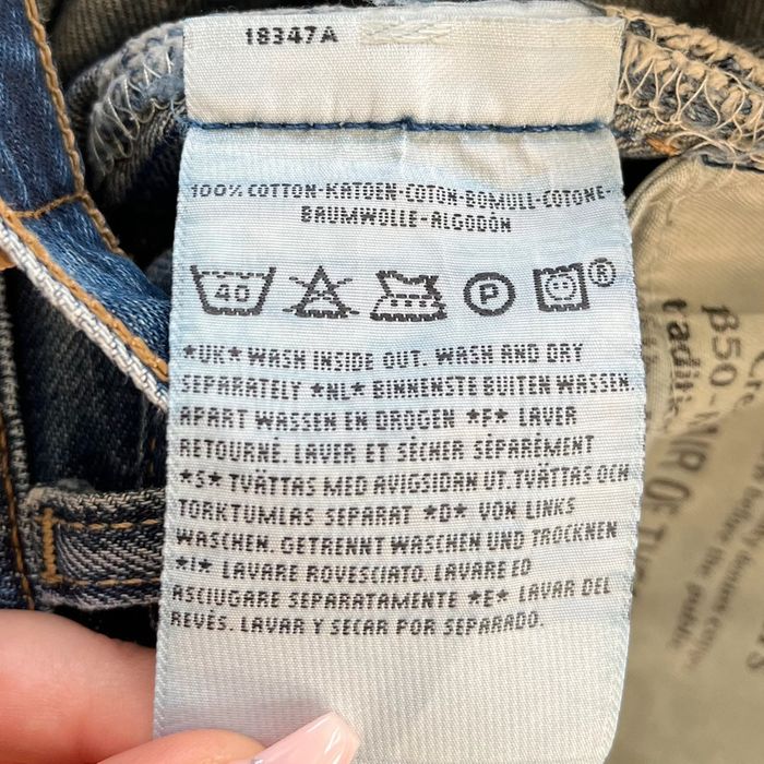 Jean/pantalon bleu délavé Bootcut/Flare Levi's 525 pour femme, taille : W30 (40 taille française) - photo numéro 7