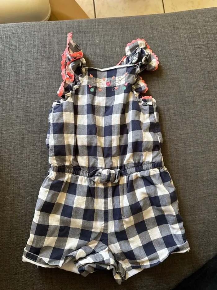 Combi short à carreaux