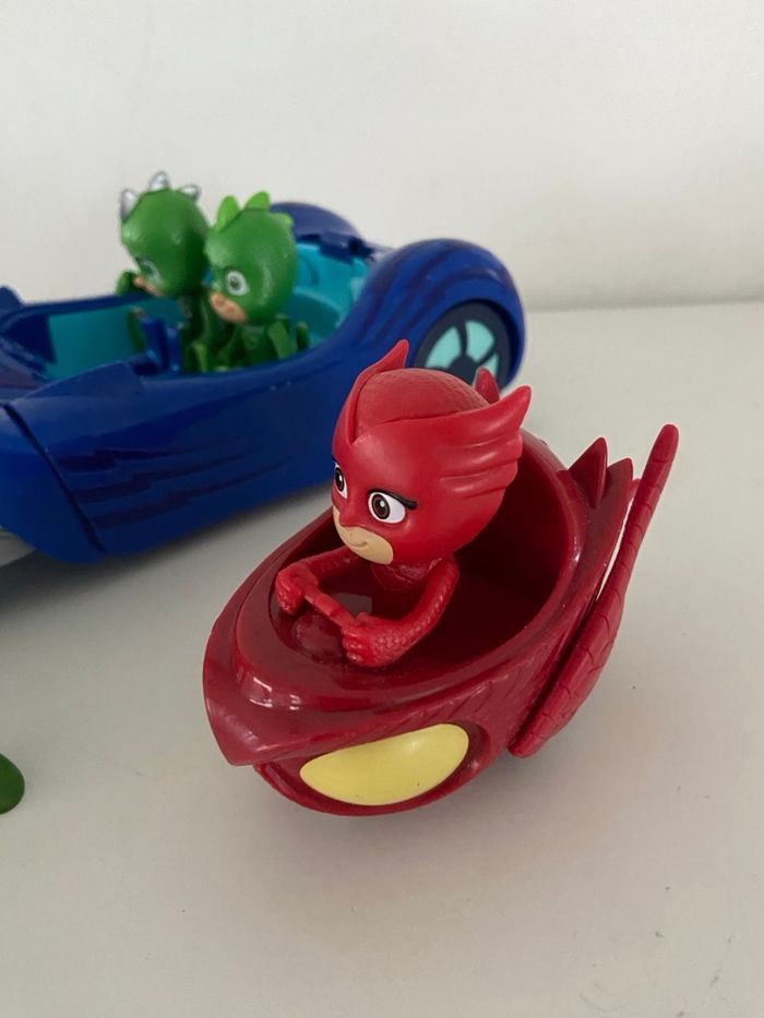 Lot Jouets PJ Masks (Pyjamasques) – Cat-Car, Glider & Figurines - photo numéro 4