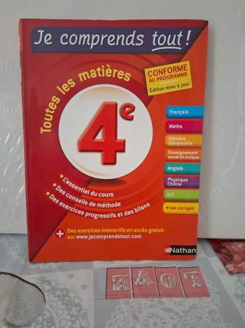 Toutes les matières 4eme