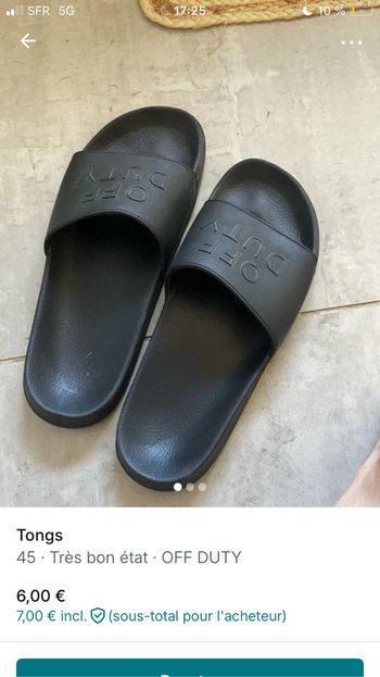 Sandales noires