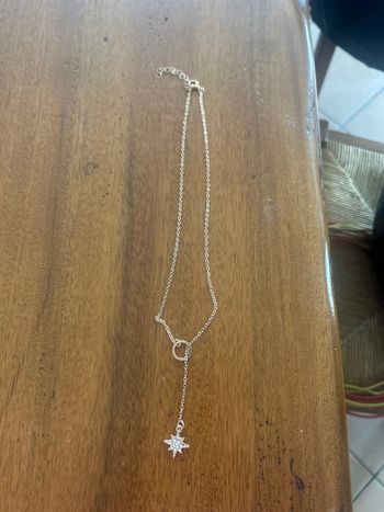 Collier acier inoxydable étoile