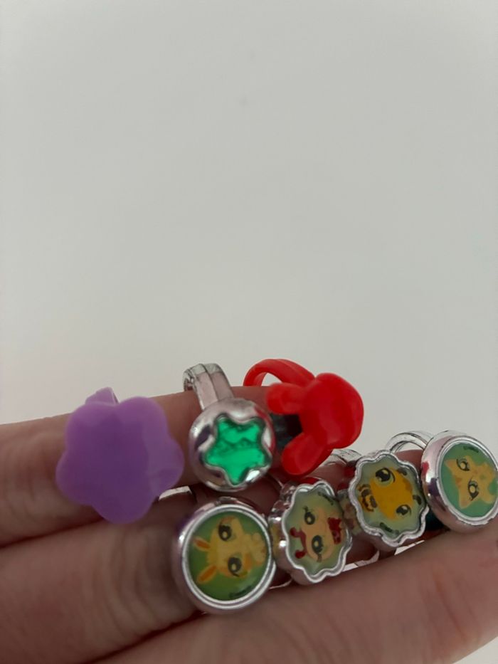 Lot de 7 bagues enfants dont 4 pets shop - photo numéro 4