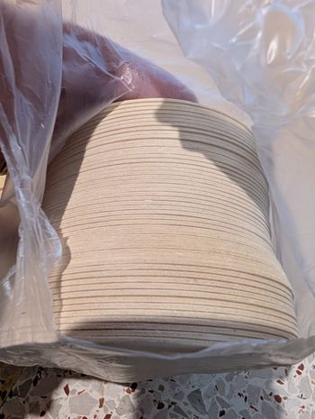 Lot de dessous de verres en carton blanc neufs