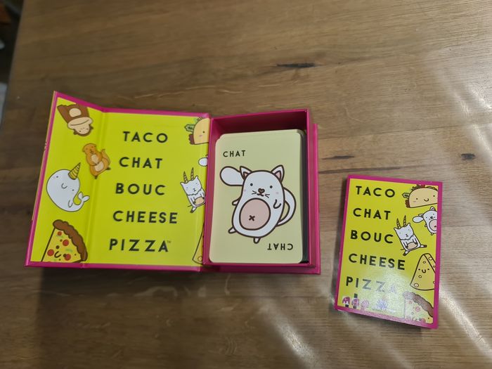 Proche du neuf Jeu de cartes Taco Chat Bouc Cheese Pizza des éditions Blue Orange - photo numéro 2