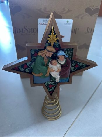 Figurine Décoration Étoile Pour Sapin De Noël - Jim Shore Heartwood Creek