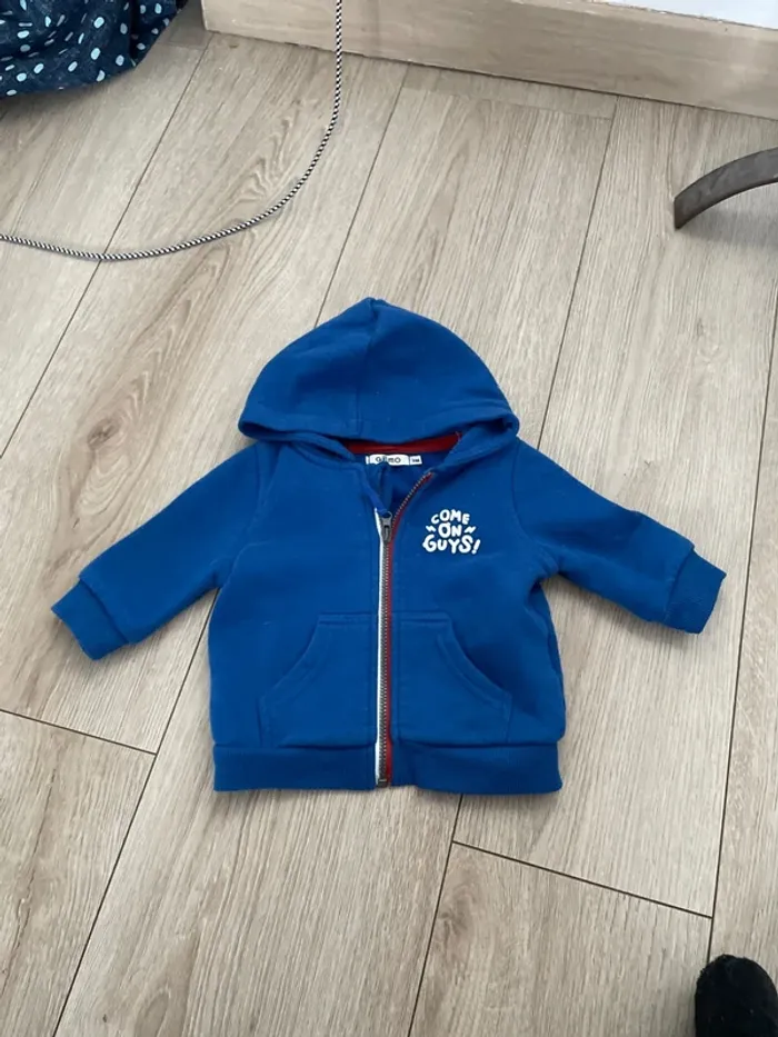 Gilet bleu gemo