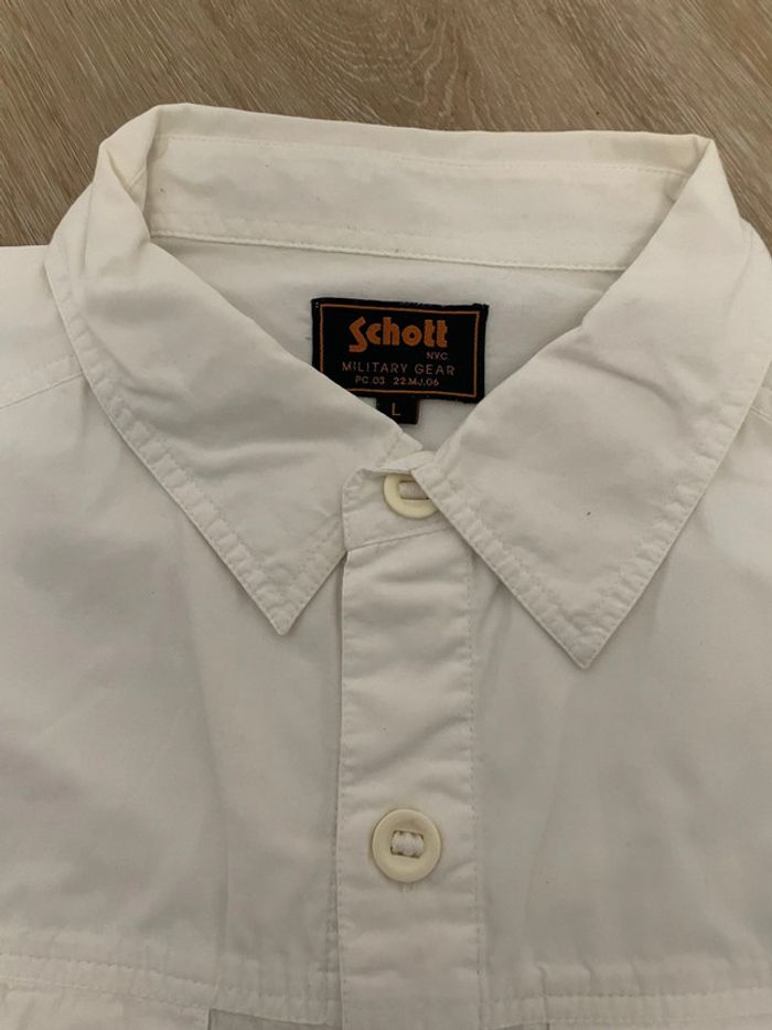Chemise à manches courtes Schott - photo numéro 2