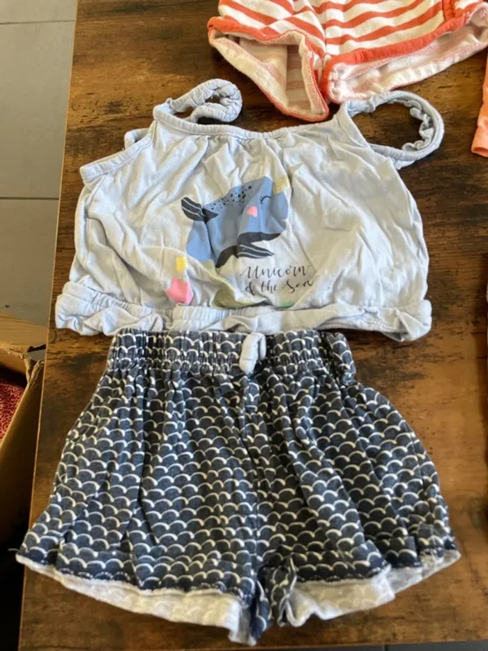 Lot de 4 shorts fille 4 ans - photo numéro 2
