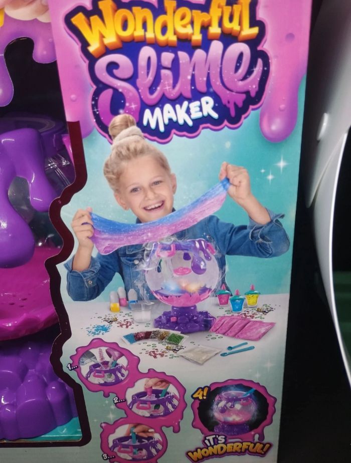 Magnifique chaudron slime fumé et lumière neuve prêt à être offert - photo numéro 3