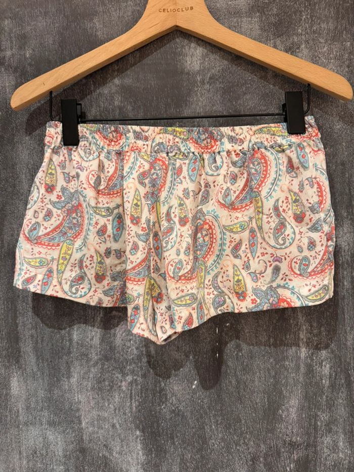 Short pyjama satiné taille S - photo numéro 3