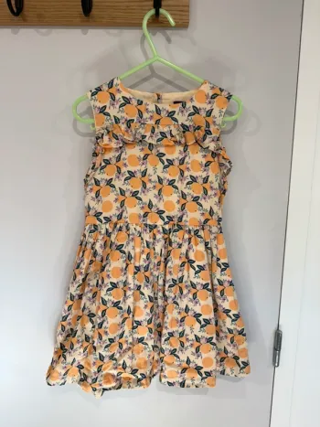Magnifique robe thème pêche 🍑 - taille 4 ans