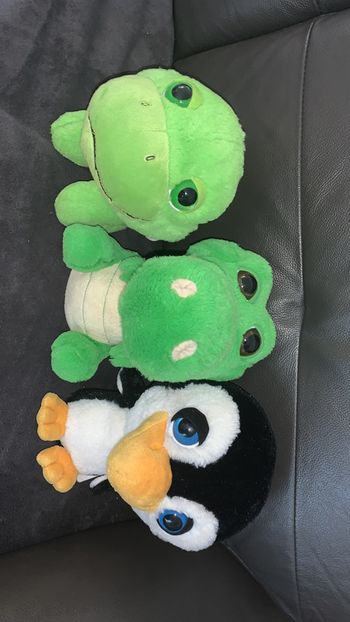 Lot de 3 peluches