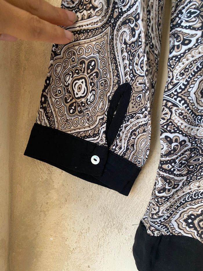 Top à motifs cachemire dos ajouré crochet Care You S/M - photo numéro 6