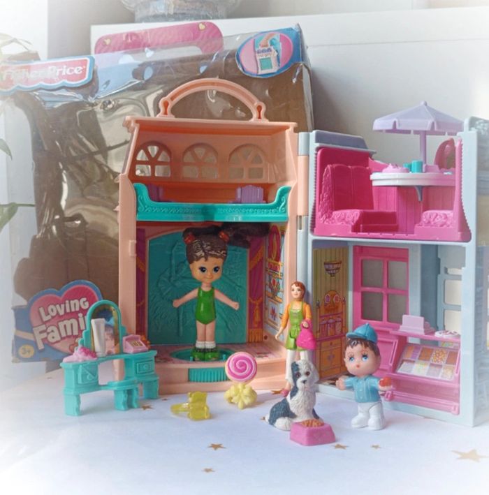 Maison house poignée Fisher family danseuse ballerine dance Candy shop poupée doll - photo numéro 2