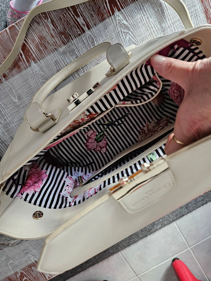 Sac à main Christian Lacroix écru - photo numéro 3