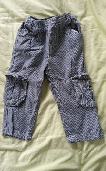 Pantalon toile 18 mois 81 cms
