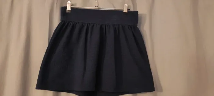 Mini jupe bleue marine Bershka
