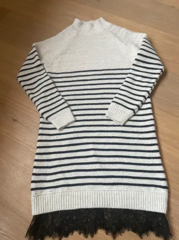 Robe chaude marinière hiver promod M