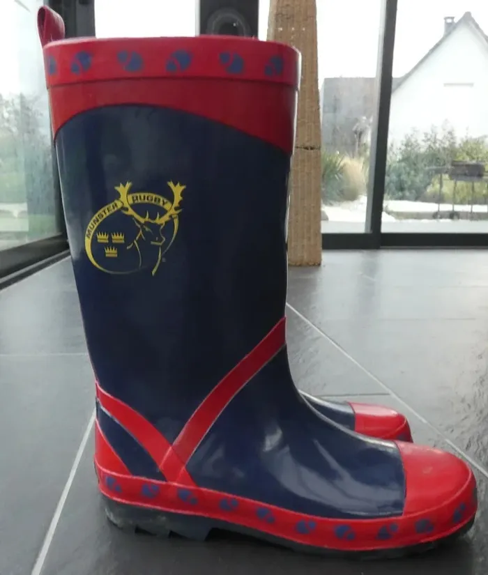 Belles bottes Munster Rugby garçon taille 34