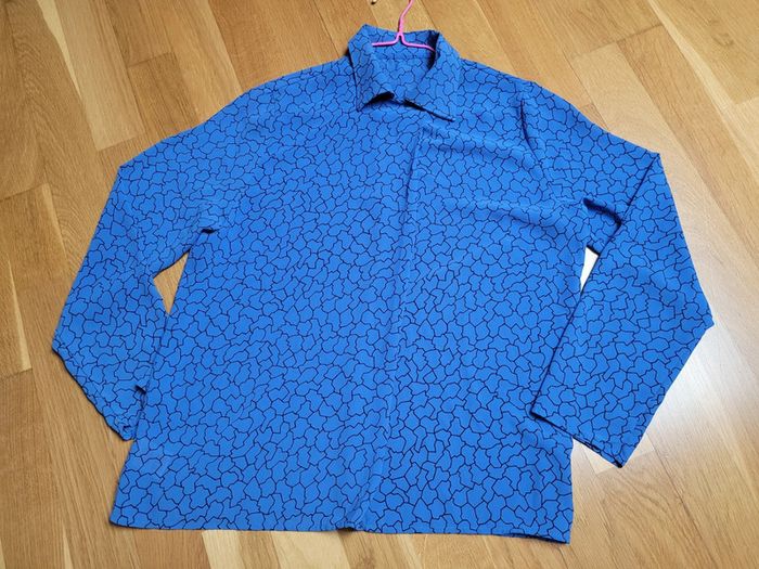 Blouse bleue - photo numéro 3