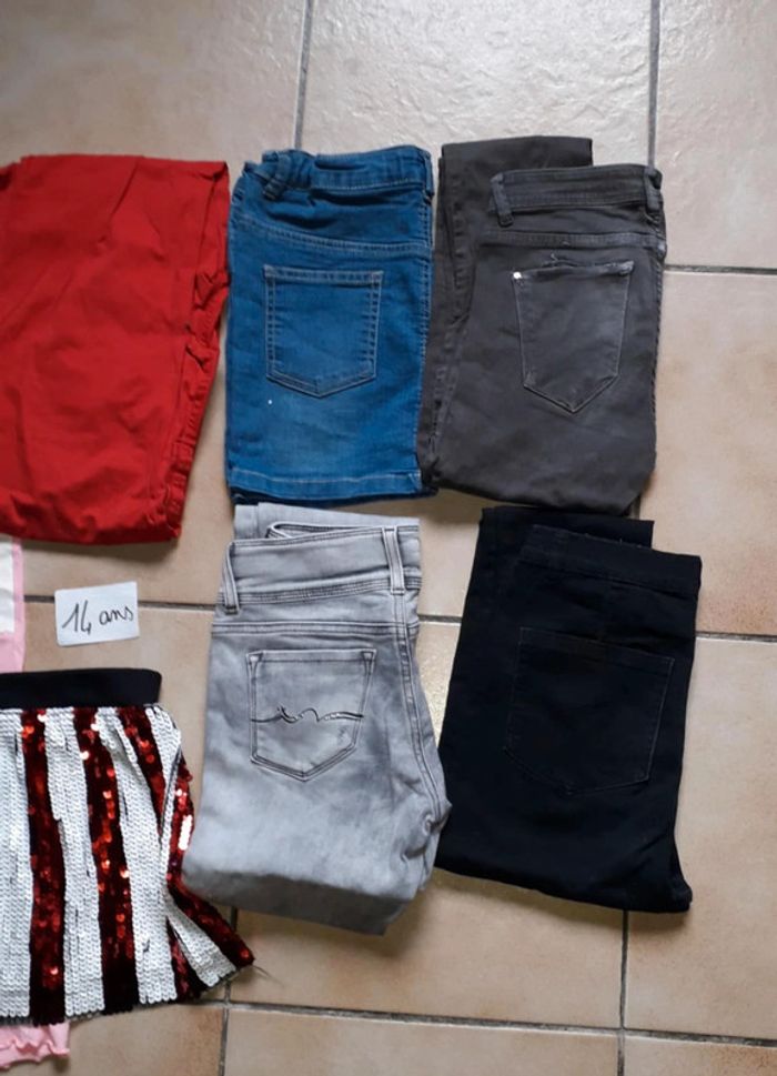 Lot 8 vêtements 14 ans fille - photo numéro 3