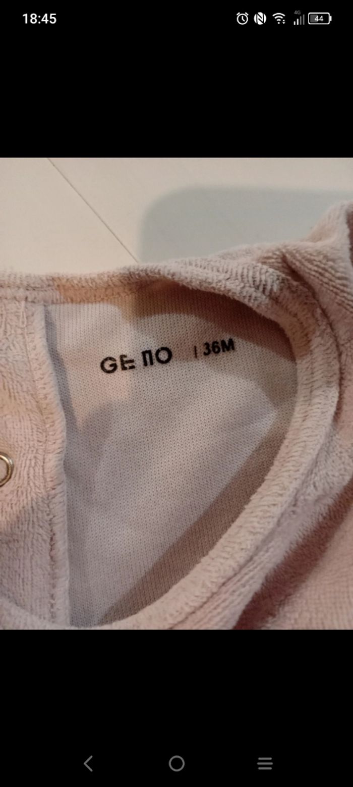 Haut pyjama bébé fille - photo numéro 3