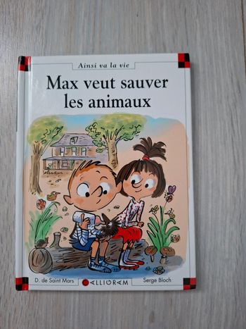 Livre Max veut sauver les animaux